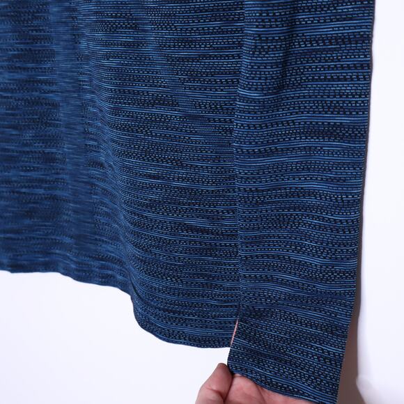 LULULEMON Swiftly Tech Long Sleeve Prism Stripe Turquoise Tide Multi Women's 6 - Picture 13 of 15